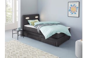 Boxspring bed 120x200 - Speedy (With laundry compartment)