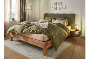 Koka gulta ar masīvkoka rāmi