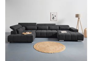 U shape sofa - orion with hocker