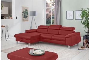 Leather corner sofa - Micky