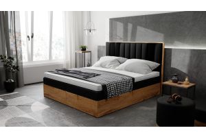 Upholstered bed 180x200 - Venecia (With laundry compartment)