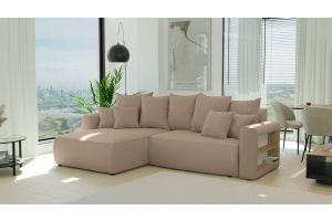 Corner sofa - Napoli (Pull-out with laundry compartment)