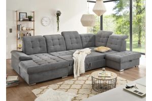 U shape sofa - Nevada (Pull-out with laundry compartment)