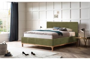 Upholstered bed 180x200 - Noan (With laundry compartment)