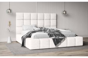 Upholstered bed - Ozan (With laundry compartment)