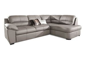 Leather corner sofa - Dani