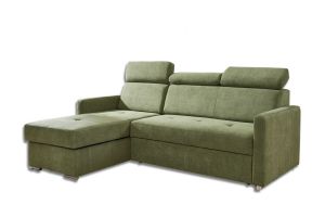 Corner sofa - Moss (Pull-out with laundry compartment)