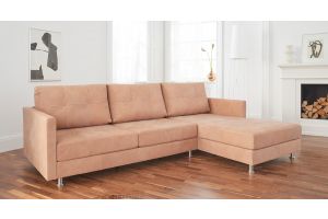 Leather corner sofa - Vincent