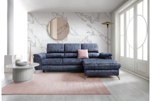 Corner sofa - Livorno (Pull-out with laundry compartment)