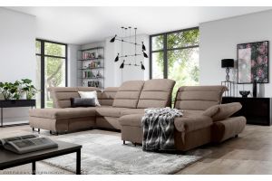 U shape sofa - Roma (Pull-out with laundry compartment)