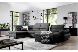 U shape sofa - Roma (Pull-out with laundry compartment)