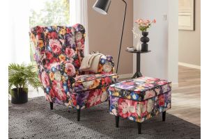 Chair - Rosa with hocker
