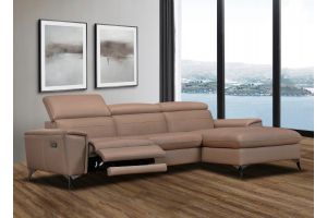 Leather corner sofa - Sacramento