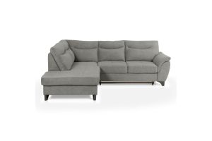 Corner sofa XL - Adele with hocker (Pull-out with laundry compartment)