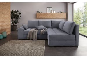 Corner sofa - Quebec (Pull-out with laundry compartment)