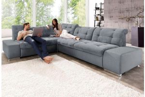 Corner sofa XL - Pale (Pull-out)