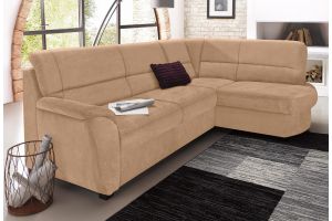 Corner sofa XL - Pandora with hocker (Pull-out with laundry compartment)