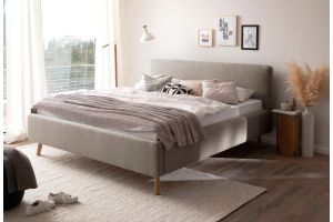 Upholstered bed 160x200 - Mattis (With laundry compartment)