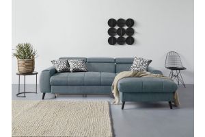 Corner sofa - Mia (Pull-out with laundry compartment)
