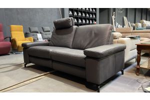 Leather 2 seat sofa - Relaxa