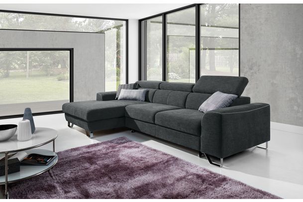 Corner sofa - Asti (Pull-out with storage box)