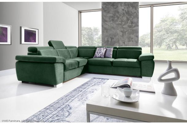 Corner sofa XL - Rosso Maxi (Pull-out with storage box)