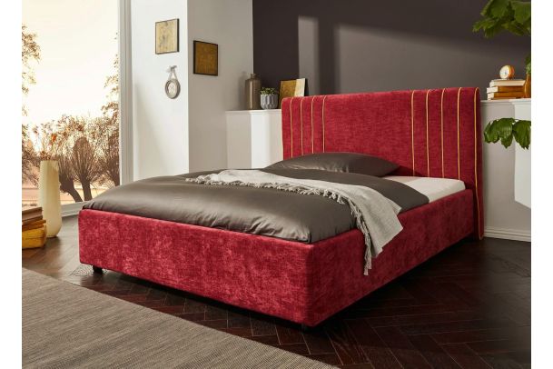 Polsterdatud voodi 180x200 - Rotgold