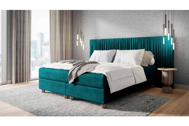 Upholstered bed - Wide