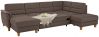 U shape sofa - Palmera (Pull-out with laundry compartment)