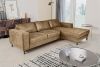 Leather corner sofa - Celjon (Pull-out with laundry compartment)