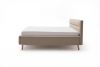 Upholstered bed 160x200 - Lotte with bed slat (with laundry compartment)